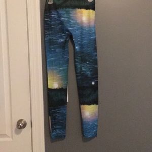 Print scrunch top leggings